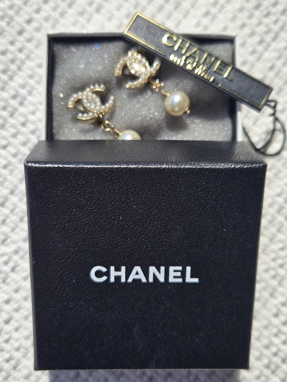 Chanel  Gold-Tone Pearl